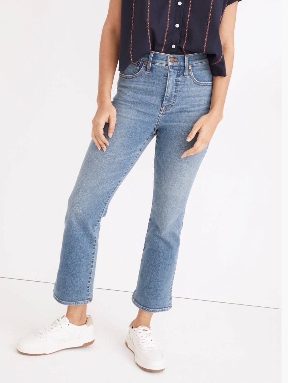 ❤️ MADEWELL CALI DEMI-BOOT JEANS IN DORRANCE WASH: TENCEL™ DENIM EDITION, 0 (25)